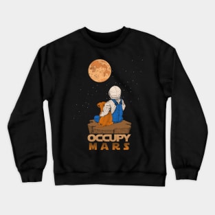 Astro Kid Occupy Mars Crewneck Sweatshirt